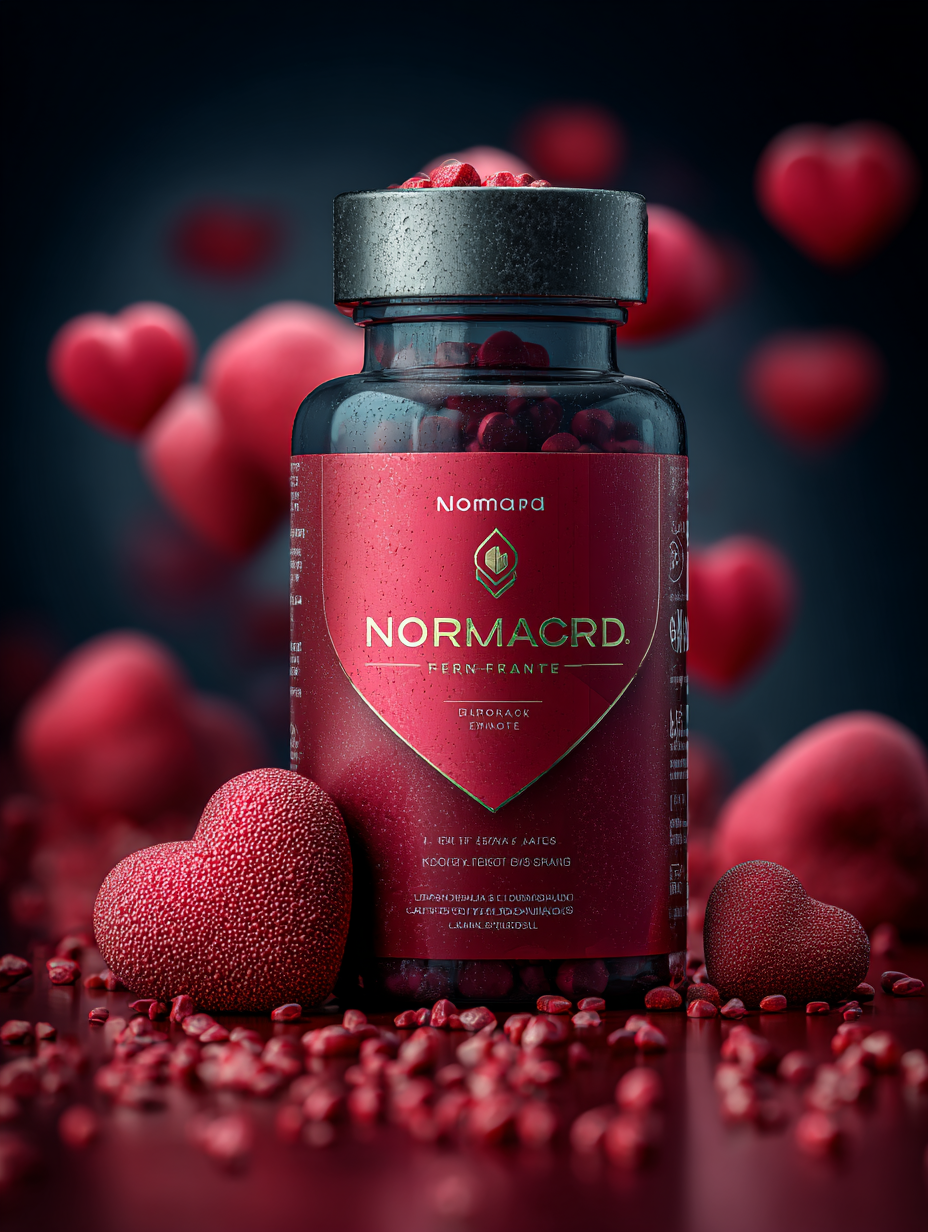 Nocmacrd étrend-kiegészítő termékdoboz neutrális háttéren, magas vérnyomás támogatására szánt természetes kapszulák